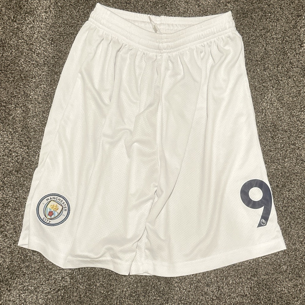 Puma Kids White Sports Shorts